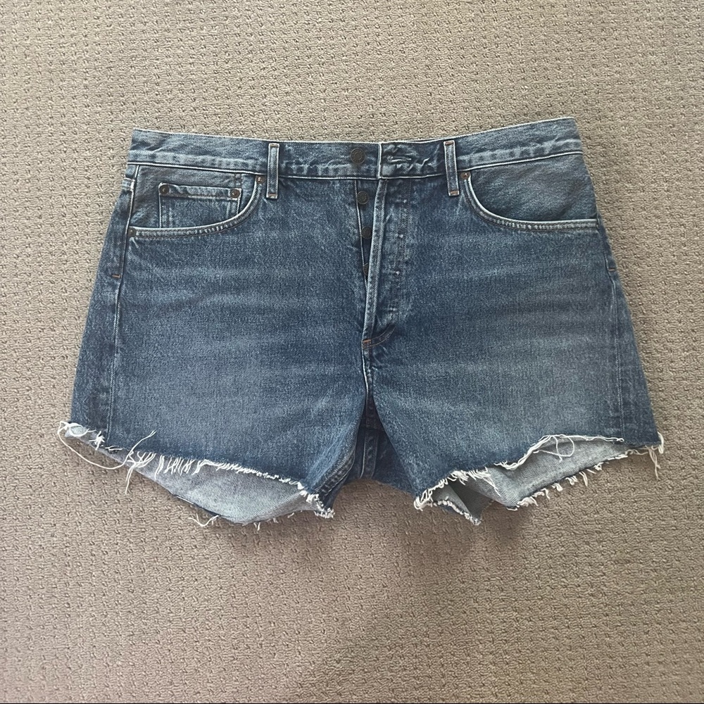 AGOLD blue denim jean shorts size 31